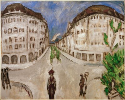 Street by the City Park Schöneberg by Ernst Ludwig Kirchner